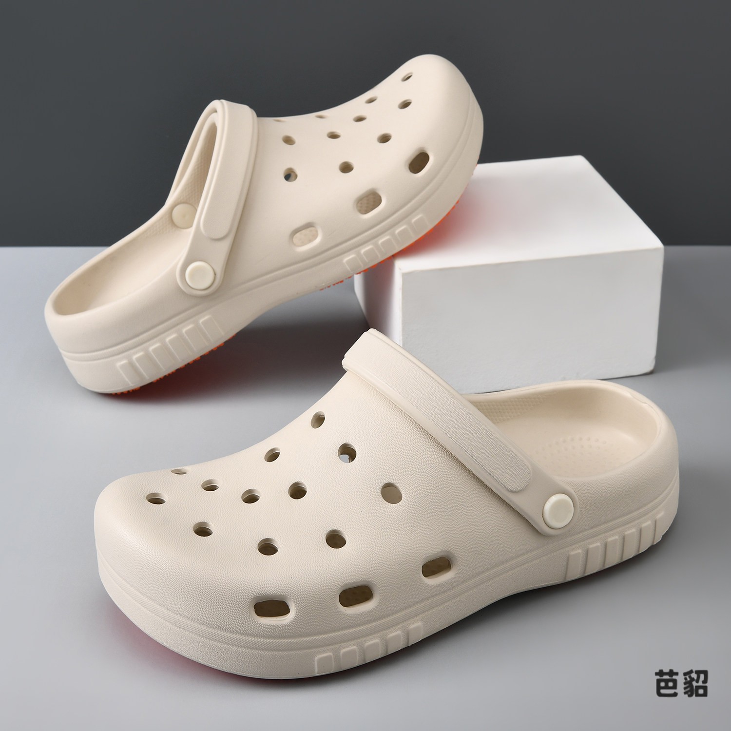 Thong Flat Sandal - Unisex Hole Shoe Summer 2026 Outdoor