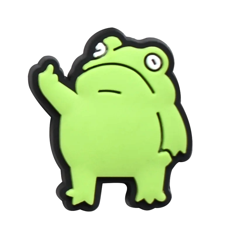 Women'S Shoes Crocs - Funny Frog Shoe Charms for Crocs