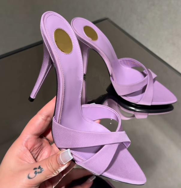 Sexy purple pointy toe satin s - Women'S Shoes Yellow ulasan dan harga