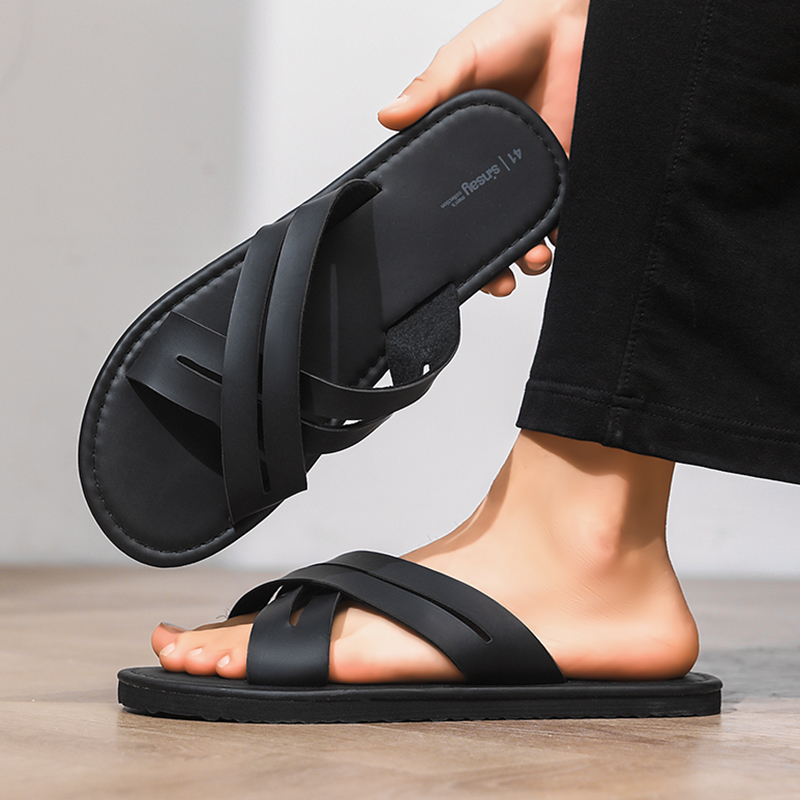 Men's Flat Bottom Sandals Casu - Thong Flat Sandal ulasan dan harga