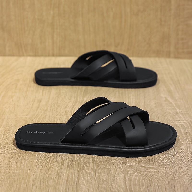 Men's Flat Bottom Sandals Casu - Thong Flat Sandal ulasan dan harga