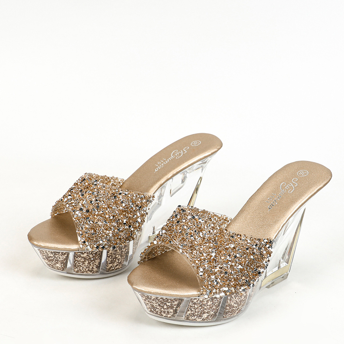 1101-64 Slope Heel 11CM Nightc - Women'S Shoes Trendy ulasan dan harga