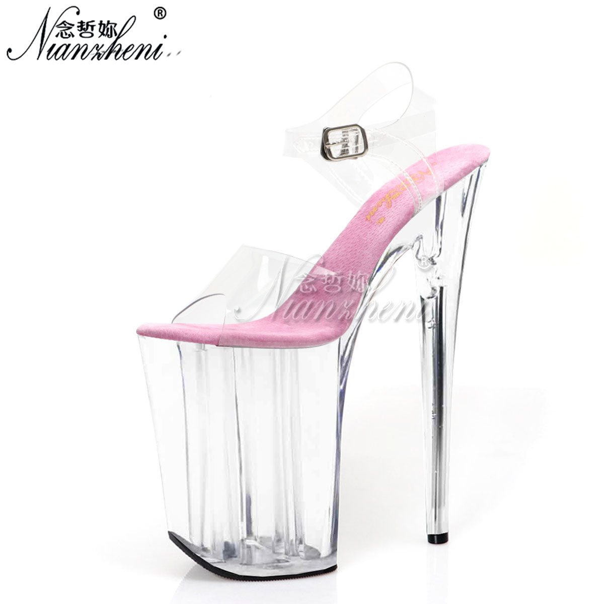Sexy fashion transparent 9 Inc - Thong Flat Sandal ulasan dan harga