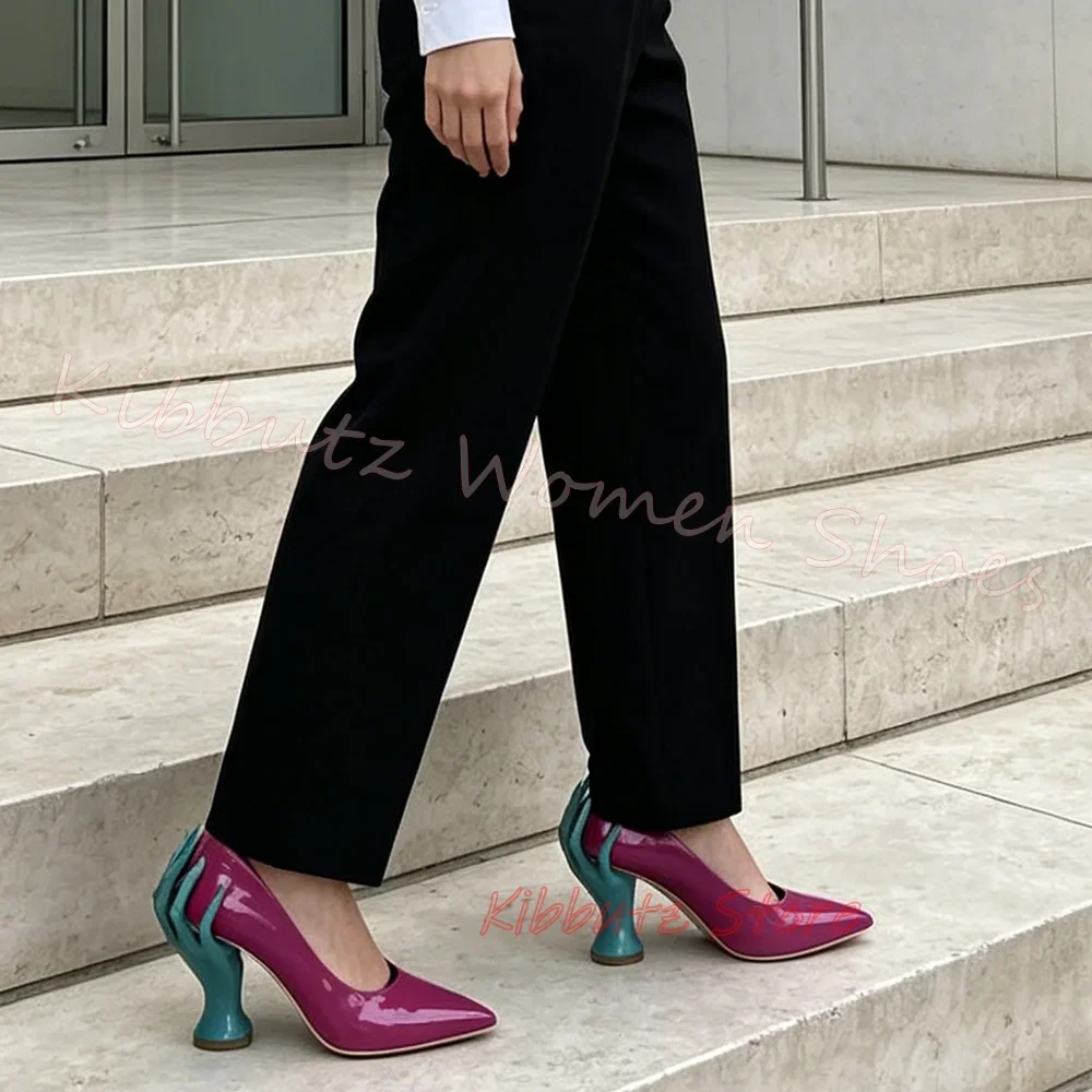 Hand Shape Heel Pumps Pointed  - Women'S Shoes Hands Free ulasan dan harga