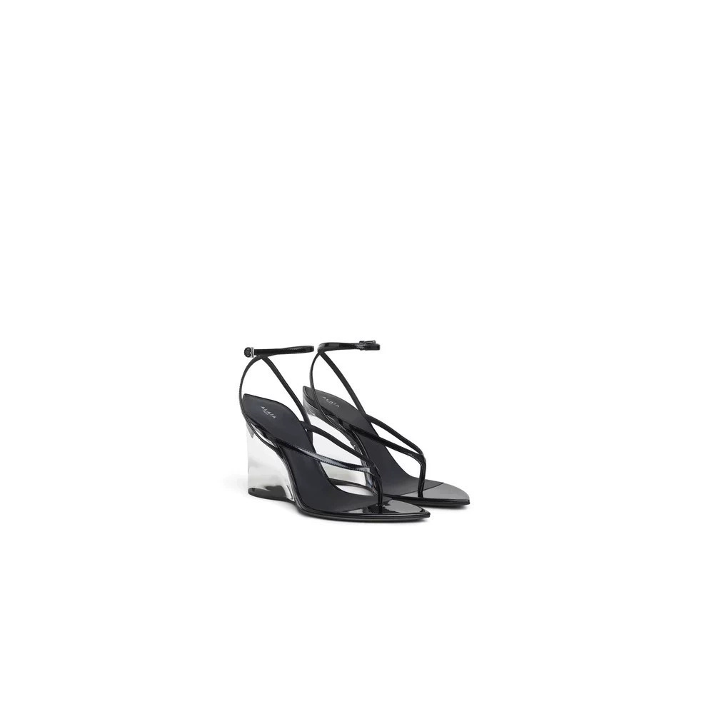 Women's Patent Leather Clear W - Thong Flat Sandal ulasan dan harga