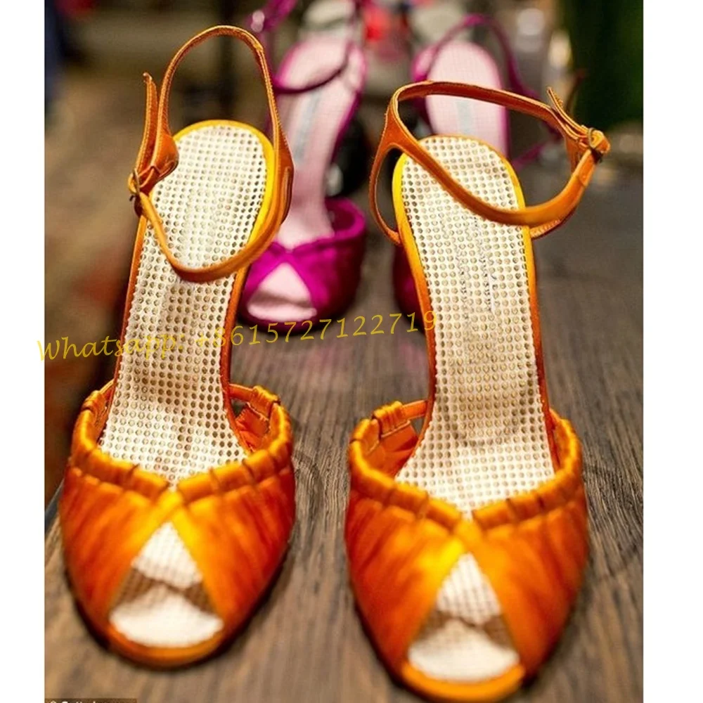 Orange Weave Cross Sandals Wit - Women Shoes Brands ulasan dan harga