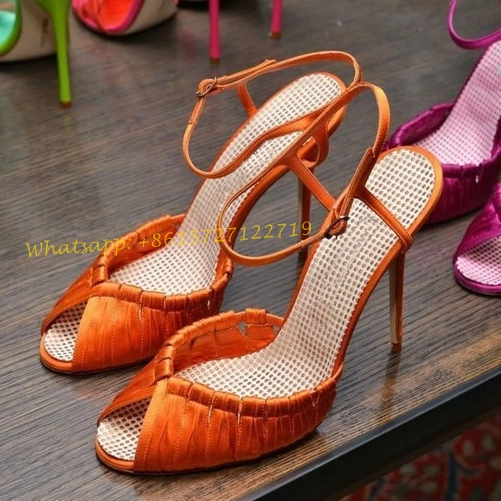Orange Weave Cross Sandals Wit - Women Shoes Brands ulasan dan harga