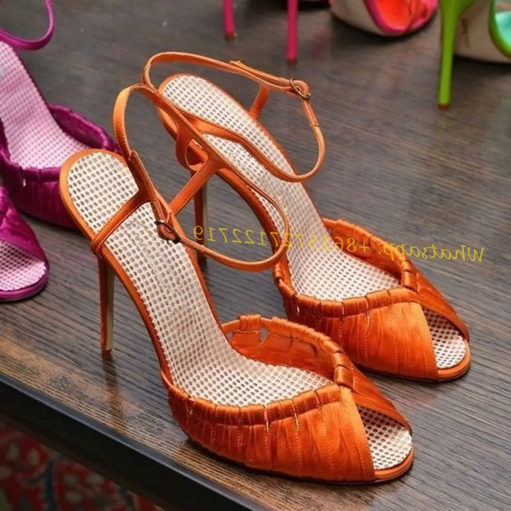 Orange Weave Cross Sandals Wit - Women Shoes Brands ulasan dan harga
