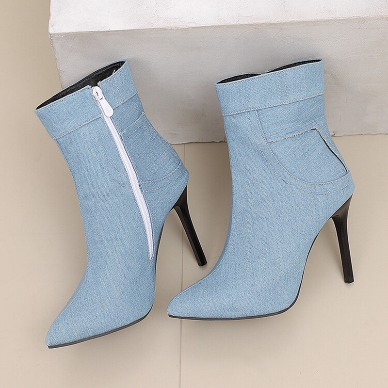 ORCHALISA Sexy Stiletto 12cm H - Women'S Shoes Navy Blue ulasan dan harga