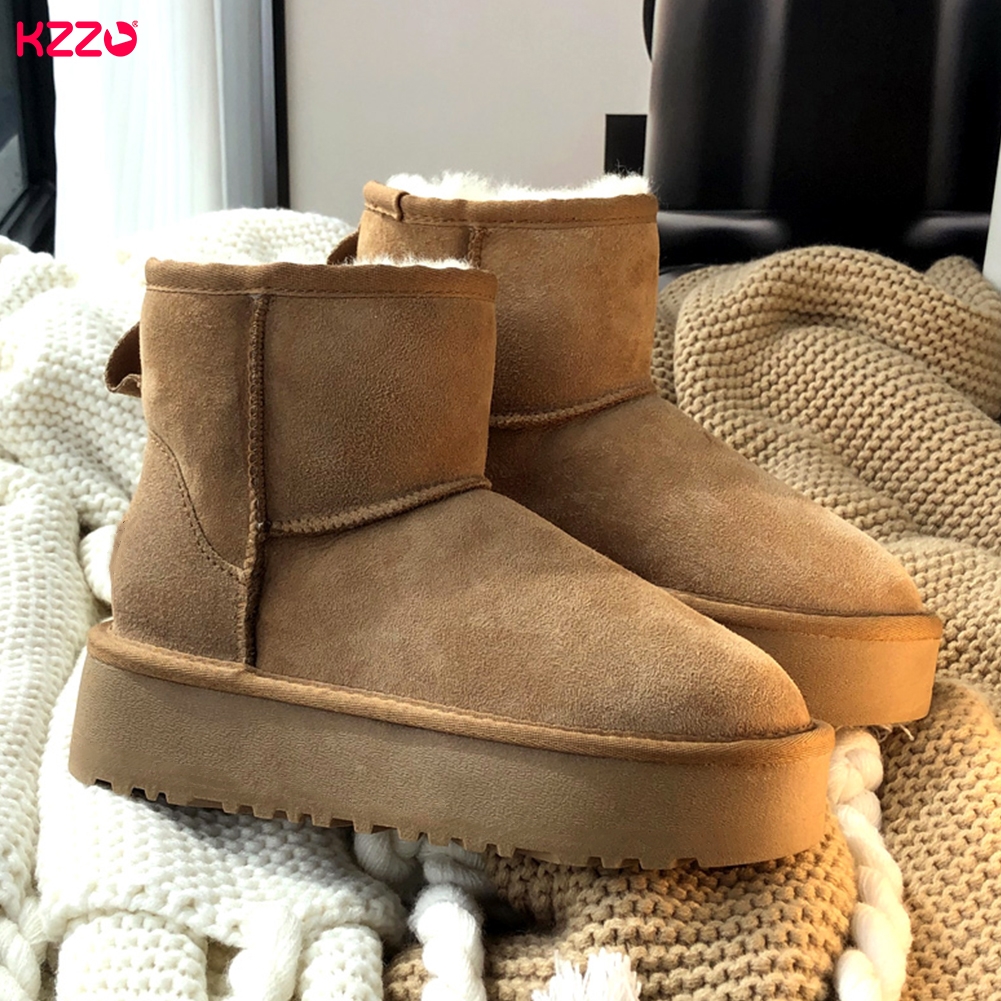 KZZO Women's Snow Boots Platfo - Women Shoes In Australia ulasan dan harga