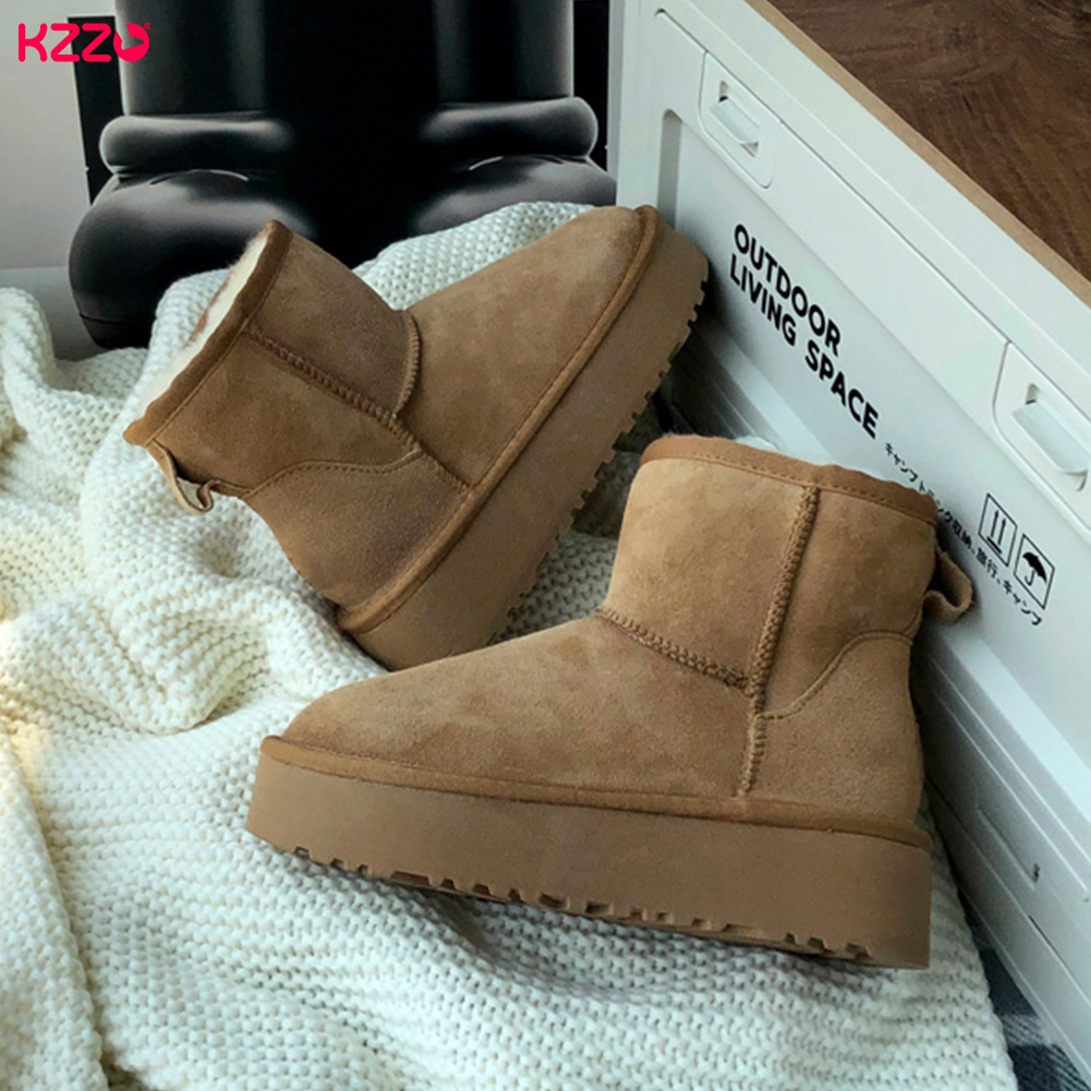 KZZO Women's Snow Boots Platfo - Women Shoes In Australia ulasan dan harga
