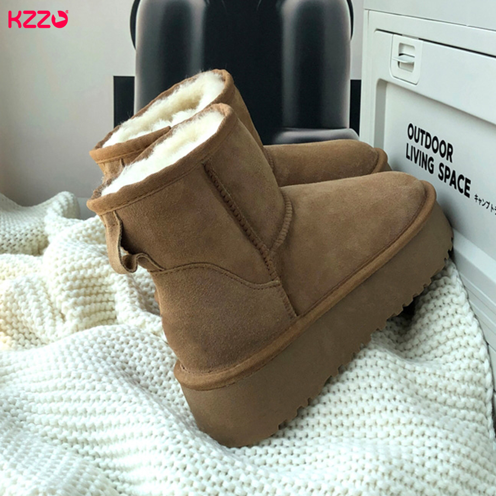 KZZO Women's Snow Boots Platfo - Women Shoes In Australia ulasan dan harga