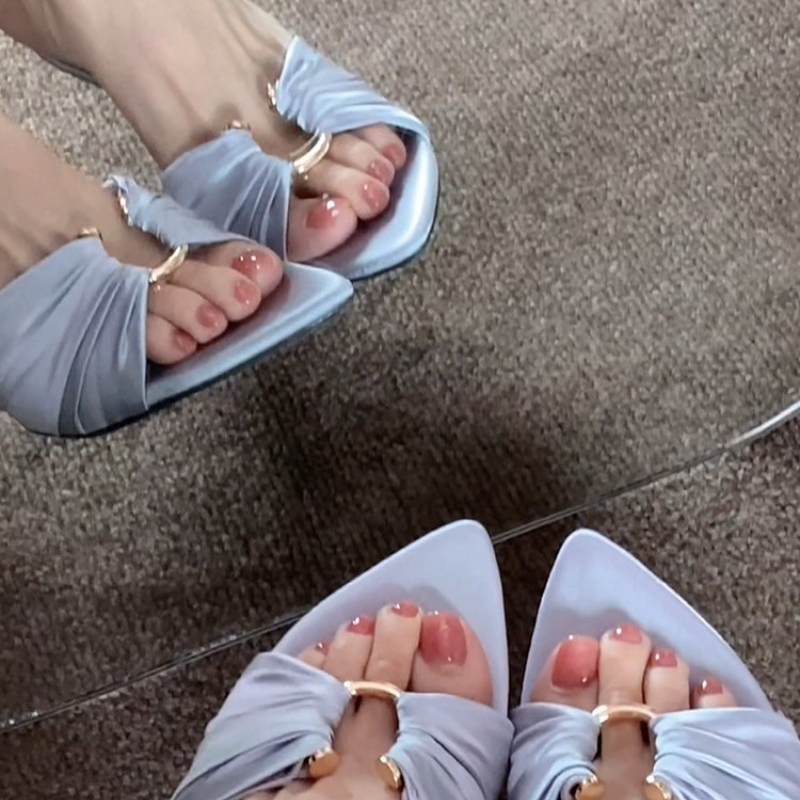 Summer New Fashion Open-Toe Fl - Thong Flat Sandal ulasan dan harga
