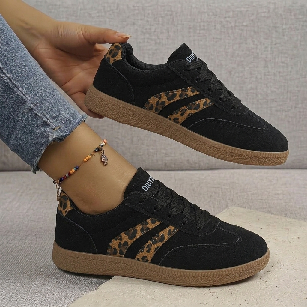 2026 Summer Leopard Print Stri - Women'S Shoes Trendy ulasan dan harga