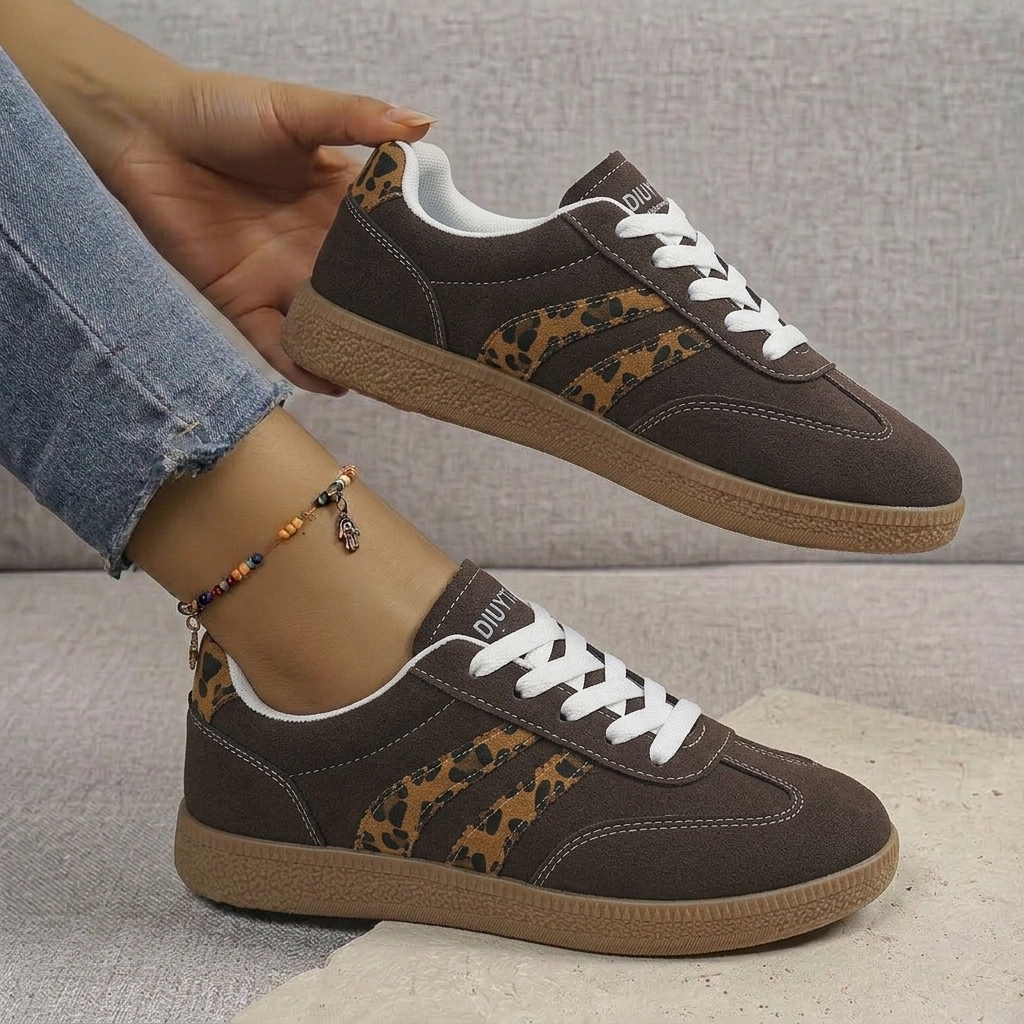 2026 Summer Leopard Print Stri - Women'S Shoes Trendy ulasan dan harga