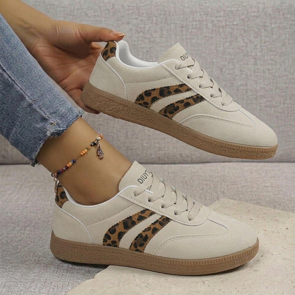 2026 Summer Leopard Print Stri - Women'S Shoes Trendy ulasan dan harga
