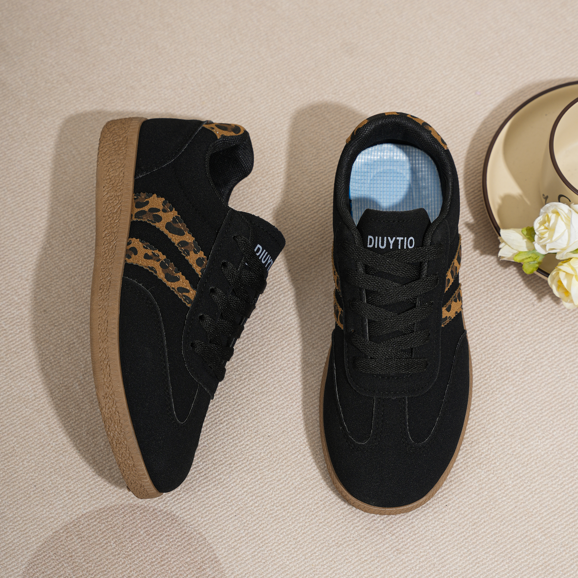 2026 Summer Leopard Print Stri - Women'S Shoes Trendy ulasan dan harga