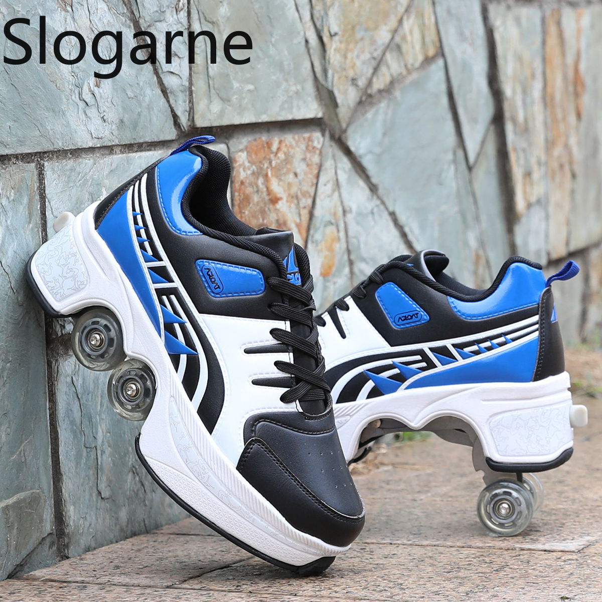 Women 4 Wheels Deformation Rol - Women Shoes Waterproof ulasan dan harga