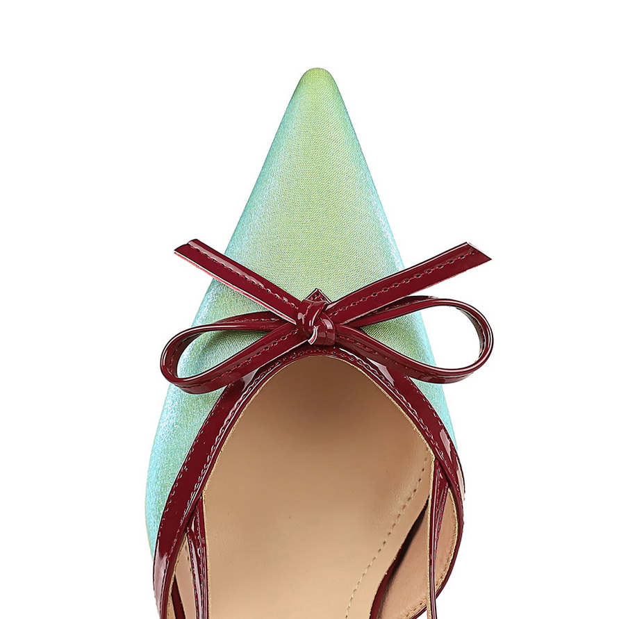 Women Trendy Silver-Green 9cm  - Women'S Shoes Trendy ulasan dan harga