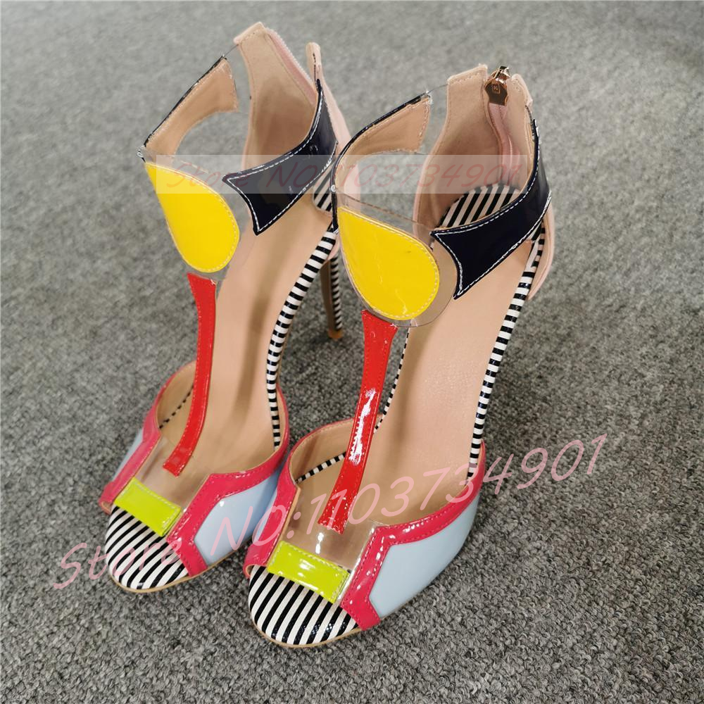 Mixed Colors Roman Sandals Wom - Women'S Shoes Trendy ulasan dan harga