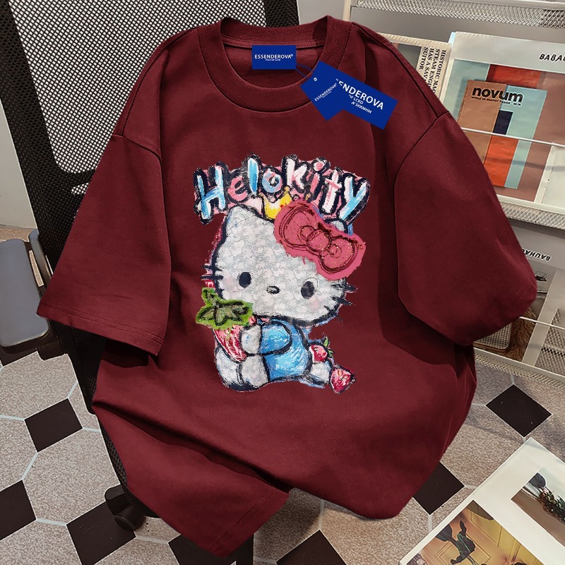 Cartoon Hello Kitty anime high - Women Shoes Xxl ulasan dan harga