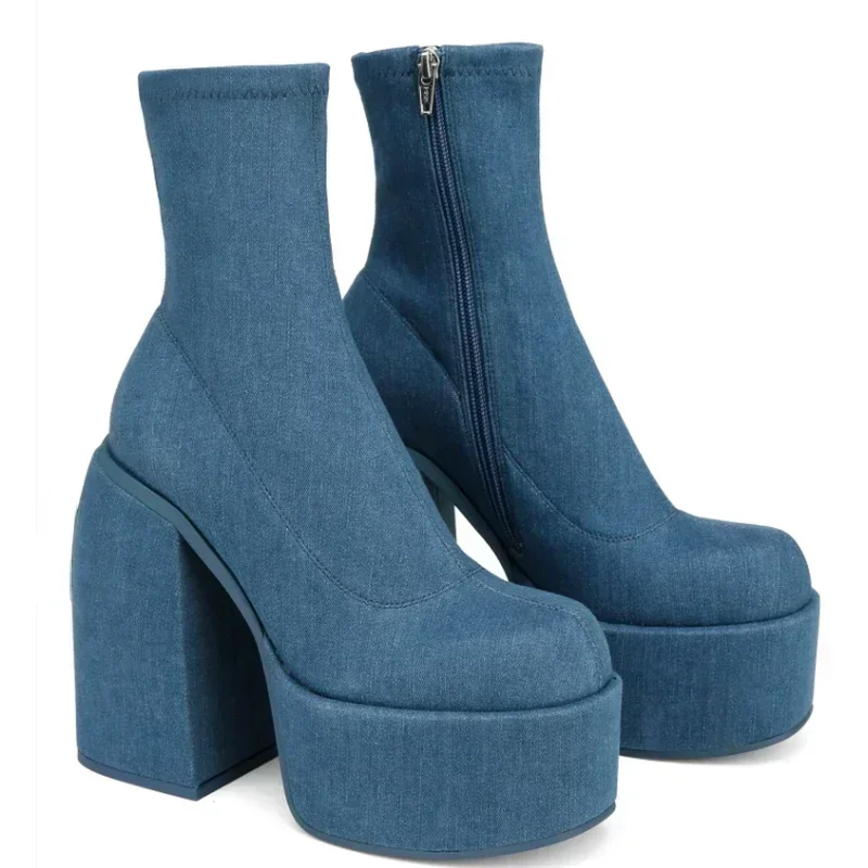 Designer Ankle Boots for Women - Women'S Shoes Navy Blue ulasan dan harga