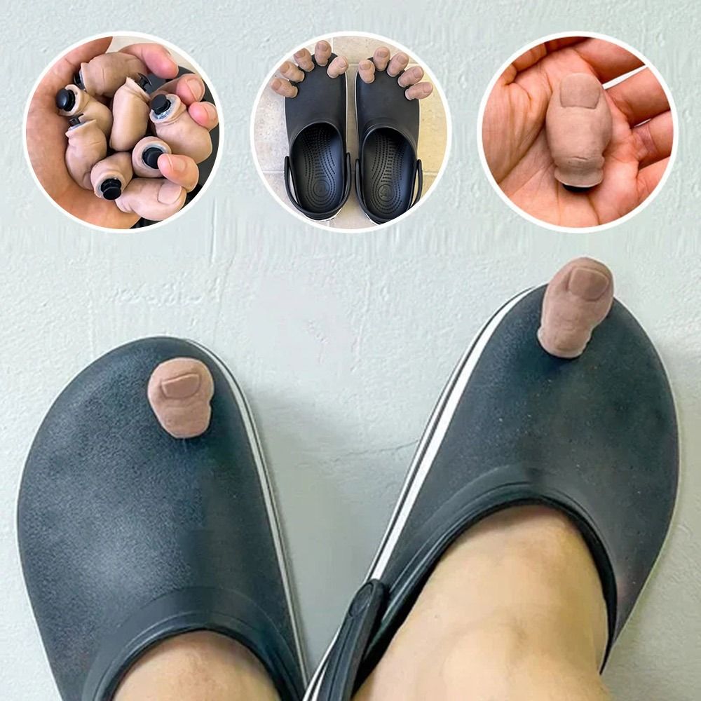Funny Toe Shoe Charms DIY Mini - Women'S Shoes Crocs ulasan dan harga
