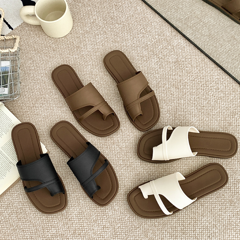 Women Summer New Slide Sandals - Thong Flat Sandal ulasan dan harga