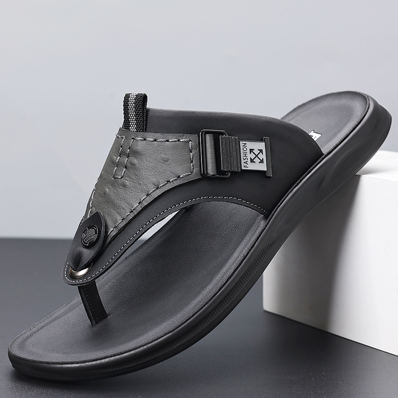 Men's Adjustable Buckle Thong  - Thong Flat Sandal ulasan dan harga
