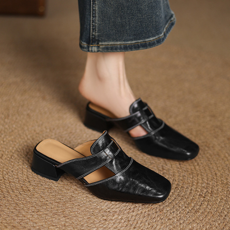 Genuine Sheepskin Mules 2026 N - Women'S Shoes Hands Free ulasan dan harga