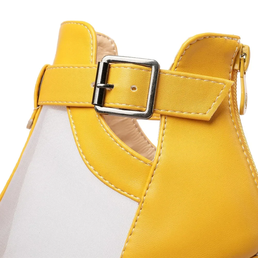 Yellow Platform Sandals Women  - Women'S Shoes Yellow ulasan dan harga
