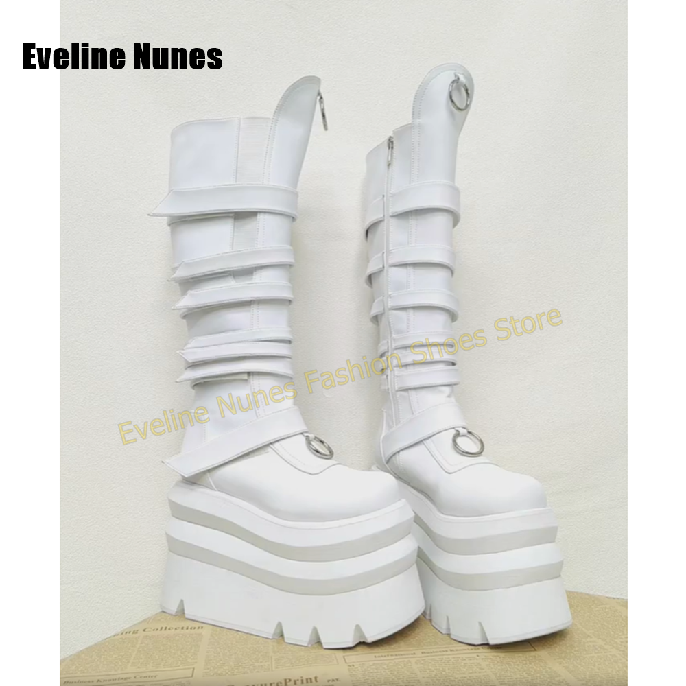 Bright Yellow Platform Knee Hi - Women'S Shoes Yellow ulasan dan harga