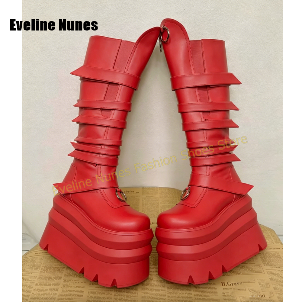 Bright Yellow Platform Knee Hi - Women'S Shoes Yellow ulasan dan harga