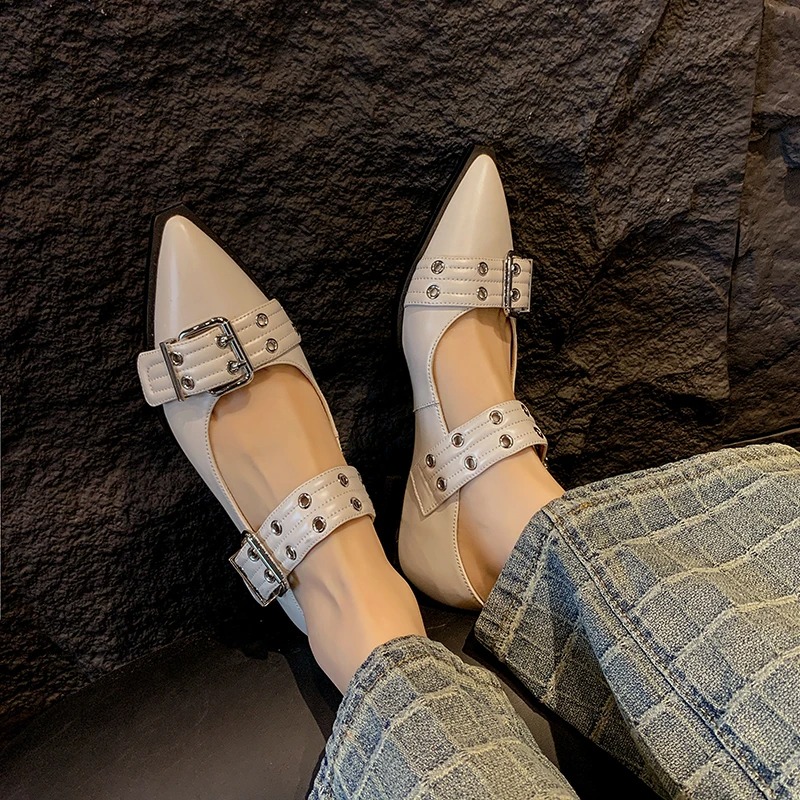 Women's Shoes Designer Luxury  - Pointed Toe Flat ulasan dan harga