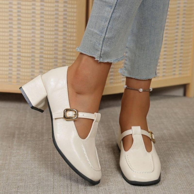 2026 New Spring Vintage Mary J - Pointed Toe Flat ulasan dan harga