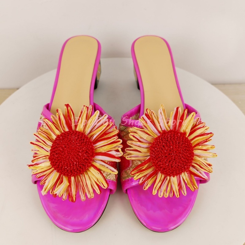 Yellow Lace Embroider Floral S - Women'S Shoes Yellow ulasan dan harga