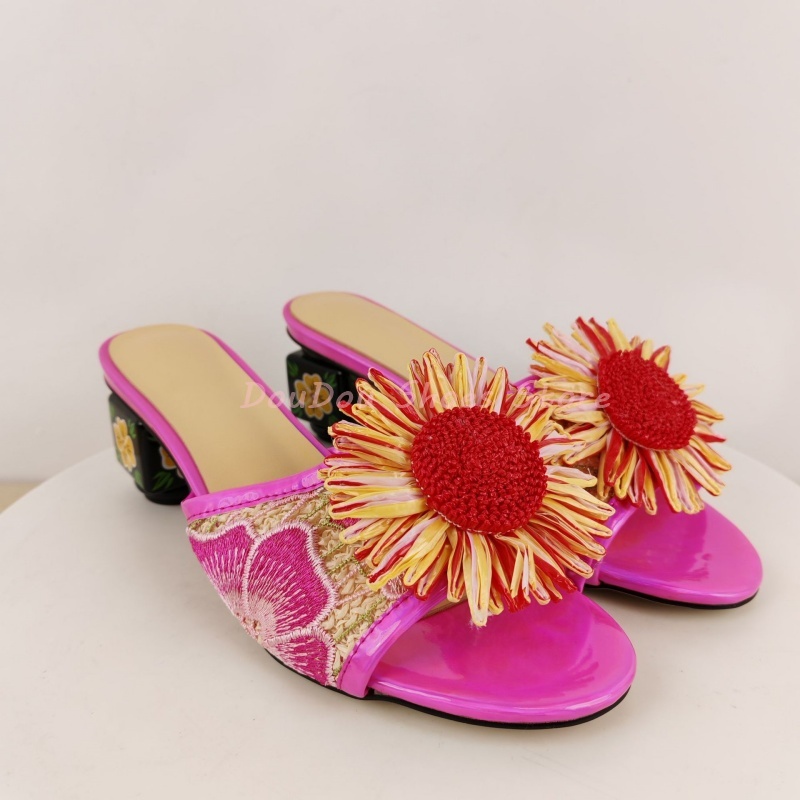 Yellow Lace Embroider Floral S - Women'S Shoes Yellow ulasan dan harga